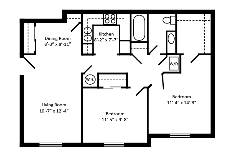 Falcon Creek Place Apartments 2 Bedroom